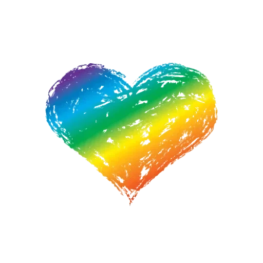 rainbow love, rainbow heart with a white background, crystal rainbow hearts, transparent hearts rainbow footage, beautiful hearts rainbow simple