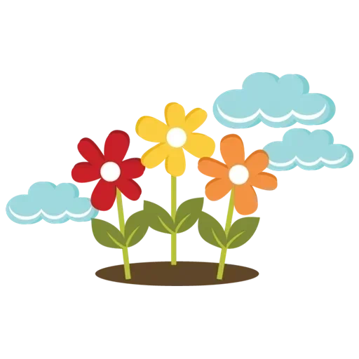 blumen, beautiful flowers, vector flowers, flowers illustration, spring flower cartoon