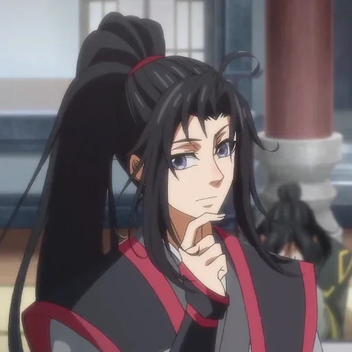 cartoon character, master wei wuxian, master devil, master of devil worship, demon worship animation master