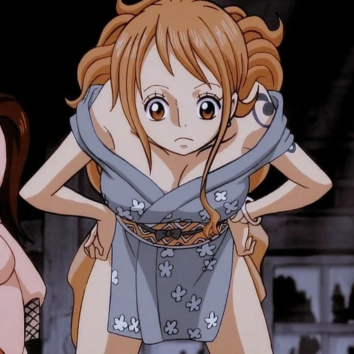 fan pis, anime girl, anime one piece, karakter anime, nami van pis wano