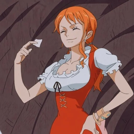 nami, we van pis, anime de una pieza, personajes de anime, one piece nami maid