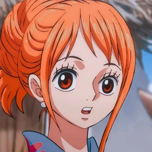 nano, nami, anime lucu, karakter anime, satu piece waifus