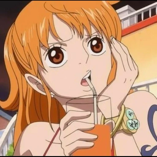 a nosotros, nami, nosotros en furgoneta, chicas de anime, personajes de anime