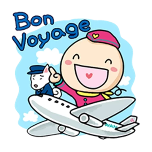 clipart, aereo, aereo volante, nuvole di aeromobili per bambini