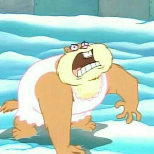 spongebob sandy, sandy the squirrel hibernates, sandy hibernates, spongebob square pants, spongebob square pants sandy