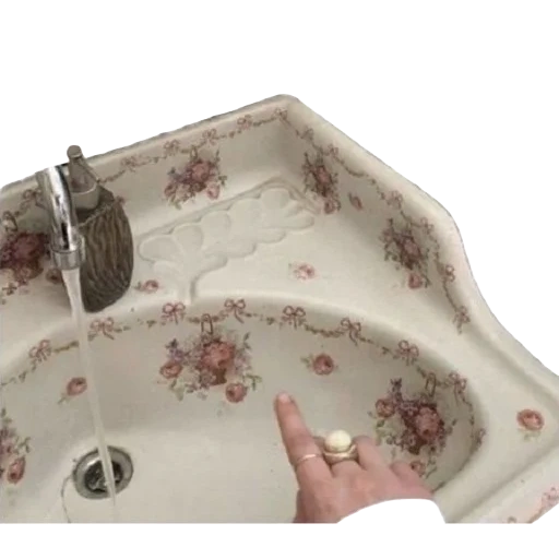 раковина, красивая ванна, раковина ванная, керамическая раковина, цветочные винтажные раковины