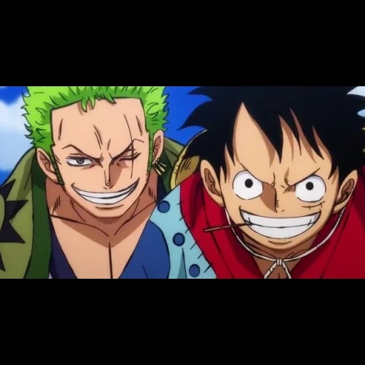 zoro, luffy, one piece, van pis 1014, manki d luffy