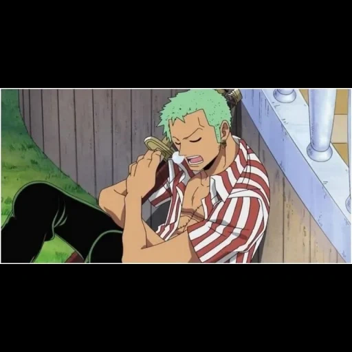 zoro, l'anime est drôle, anime unique, personnages d'anime, moments drôles d'anime