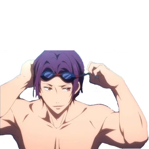 anime, rin matsuoka, personnages d'anime, gene matsuoka paradise, rin matsuoka free style saison 2