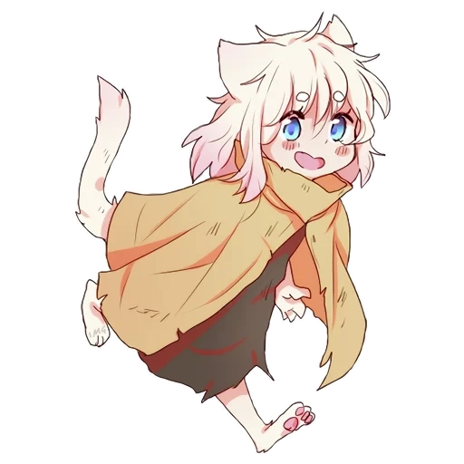 anime neko, kreativitas anime, anime lucu, gambar anime, pola lucu anime