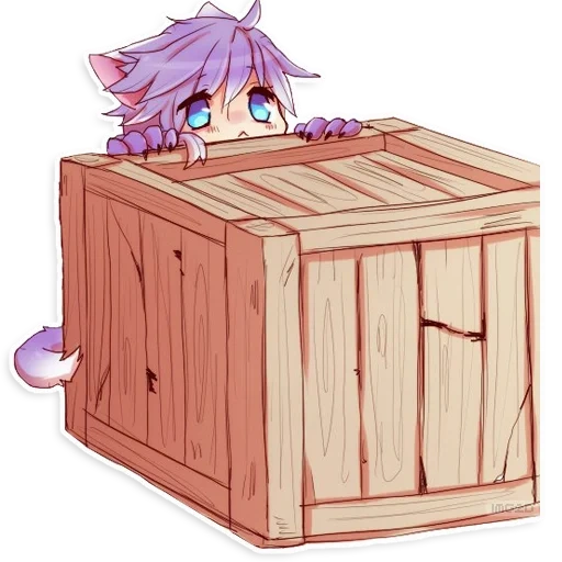 anime, tian box, wassermelonenmanga, neko in box, anime boxen