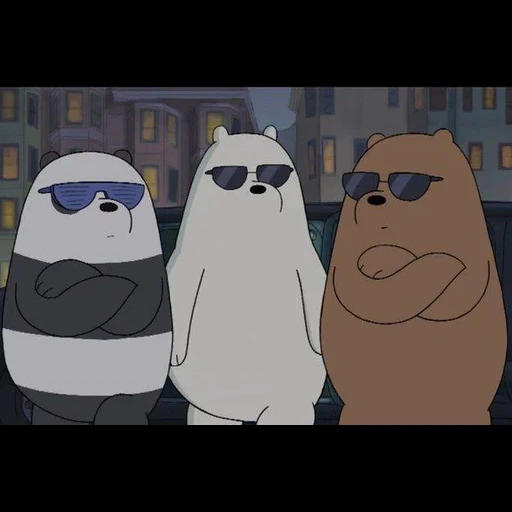 shitpost, seluruh kebenaran tentang beruang, ice bear we bare bears, kami menangis beruang biasa, kami adalah manik manik biasa menangis