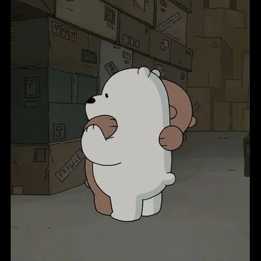 lake, cubs are cute, the whole truth about bears, ice bear we bare bears, cartoon we naked bear