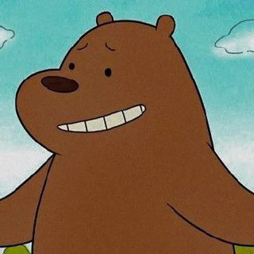 orso carino, piccolo orso, la parola dell'orso, we bear bears grizzlies, cartoon bear brown bear