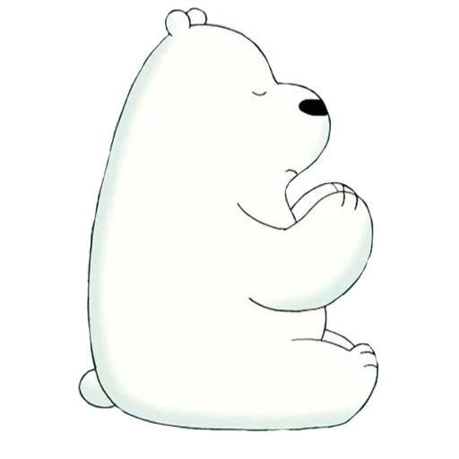 медведь белый, стикеры белый медведь, белый мишка, белый из вся правда о медведях, медведь стикер