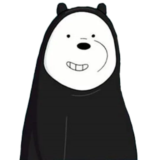 телеграм стикеры, вся правда о медведях, we bare bears ice bear стикер, we bare bears эстетика, каонаси стикеры