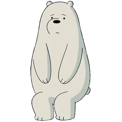 медведь белый, вся правда о медведях, белый из вся правда о медведях, we bare bears белый медведь, ice bear we bare bears