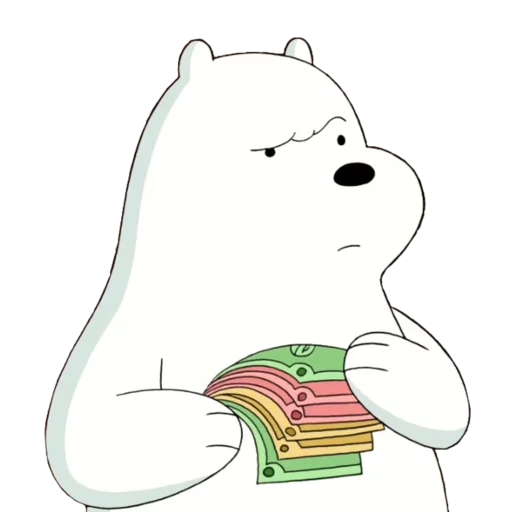 вся правда о медведях, белый медведь, белый вся правда о медведях, we bare bears белый медведь, we bare bears ice bear