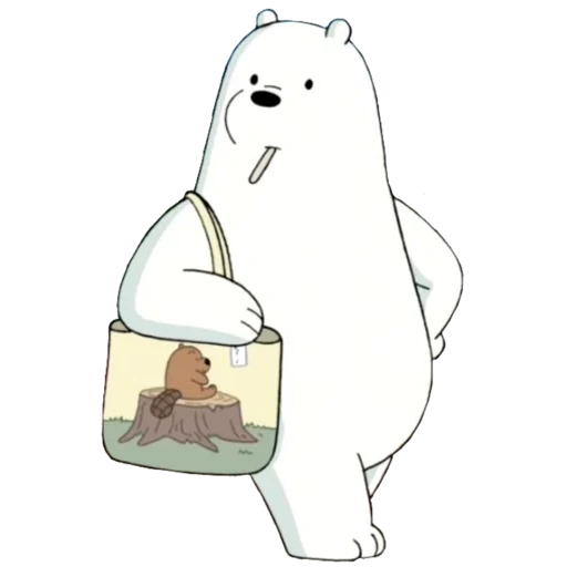 вся правда о медведях белый, медведь белый, белый из вся правда о медведях, вся правда о медведях, we bare bears белый медведь