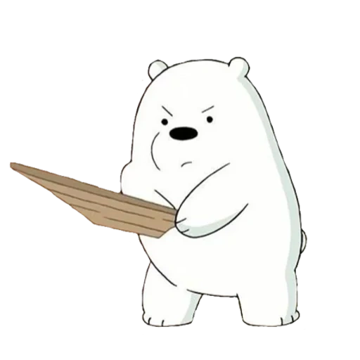 we bare bears белый медведь, белый из вся правда о медведях, вся правда о медведях, we bare bears ice bear, белый медведь