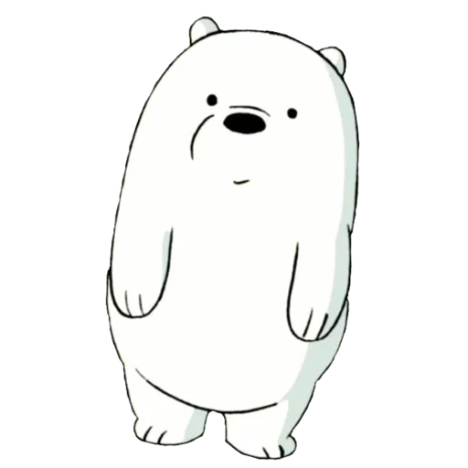 we bare bears белый медведь, we bare bears белый, белый медведь, we bare bears ice bear, вся правда о медведях