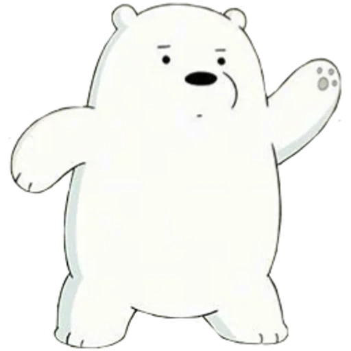 белый вся правда о медведях, медведь белый, we bare bears белый, белый медведь вся правда о медведях, ice bear we bare bears