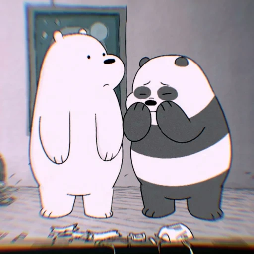 red bear again, the whole truth about bears, cartoon we naked bear, the whole truth of panda bear, panda polar bear cartoon