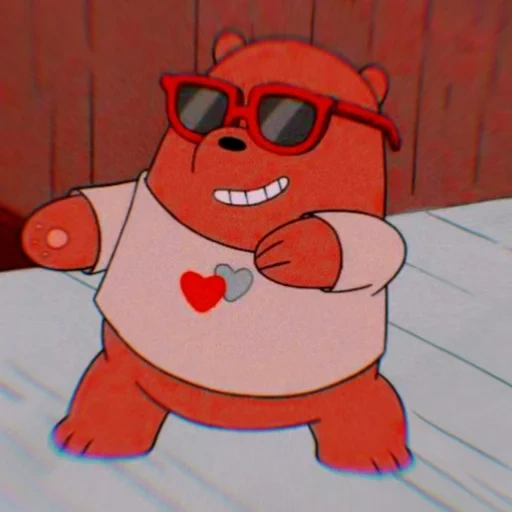 people, cheerful bear, character picture, the whole truth about bears, brawl stars animation nita