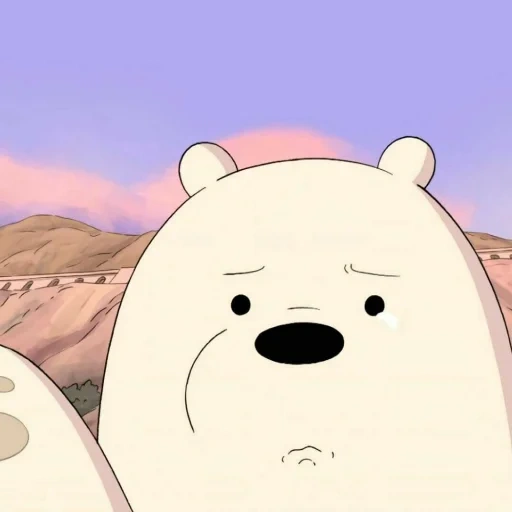 вся правда о медведях, рисунок, эстетика мультфильм we bare bears, ice bear we bare bears, индонезия