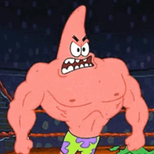 patrick, patrick star, sponge bob patrick, patrick sponge bob, muscular patrick