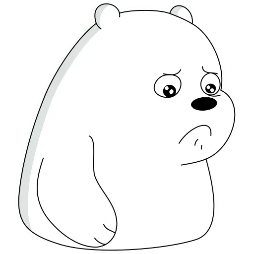bear, polar bear, the bear is cute, bear template, the bear is vector