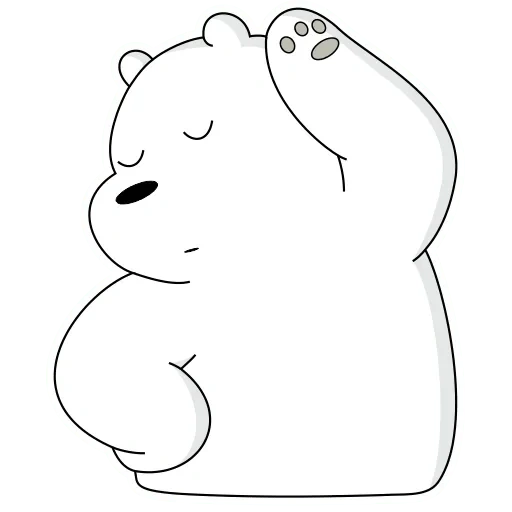 oso, oso polar, oso lindo, pequeño oso, blanco sobre la verdad completa del oso