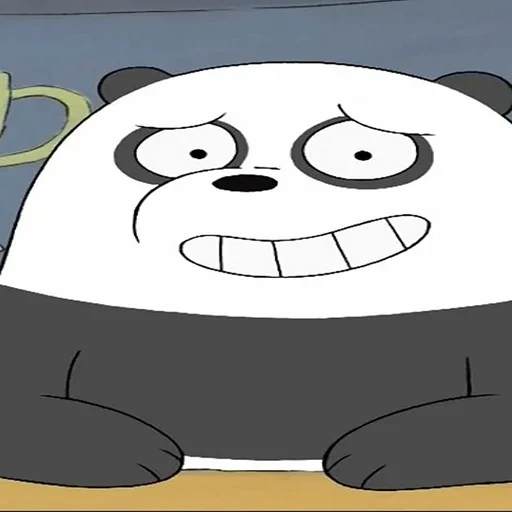 bare bears, the whole truth about bears, panda is the whole truth about bears, gris panda white is true about bears