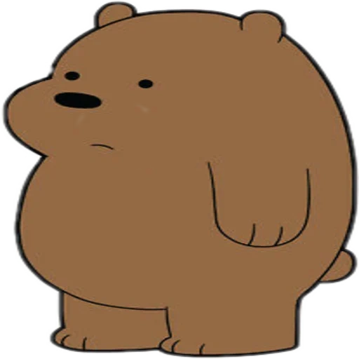 l'orso è carino, orso orso, l'orso è allegro, orso cartoni animati, orso disegno di cartoni animati