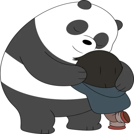 matti panda, nous ours à nu panda, beau papier peint avec une pandochka, toute la vérité sur les ours