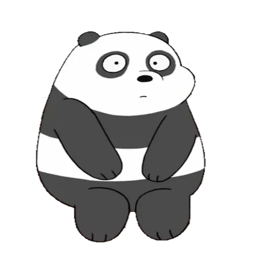 pacchetto, panda, panda panda, gris panda white è vero per gli orsi