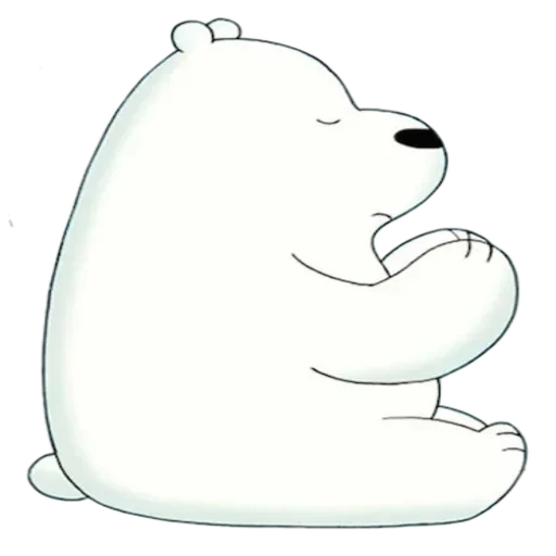 polar bear, polar bear, the bear is cute, we bare bears white, white all the truth about bears