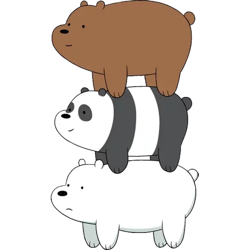 bare bears, the bear is cute, the bear is cheerful, we bare bears grisli, the whole truth about bears