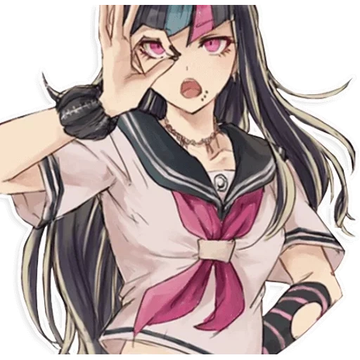 миода ибуки, ibuki mioda, арт персонажи аниме, аниме данганронпа ибуки, naganami kantai collection