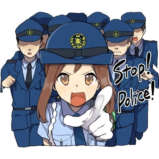 аниме, аниме фбр, аниме полиция, полицейский аниме, аниме девушки полицейские