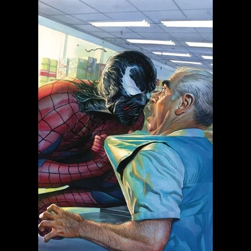 pés, pessoas, alex ross, homem-aranha, spider man vol 1