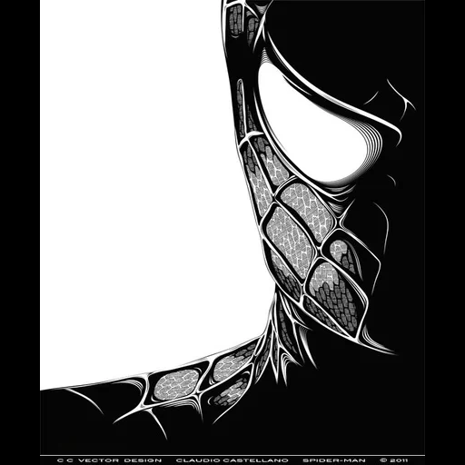 spider-man, sketch, spider-man art, marvel spider-man, stained vein black spider-man