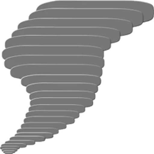 angin topan, simbol vorther, siluet tornado, vektor tornado, gambar badai