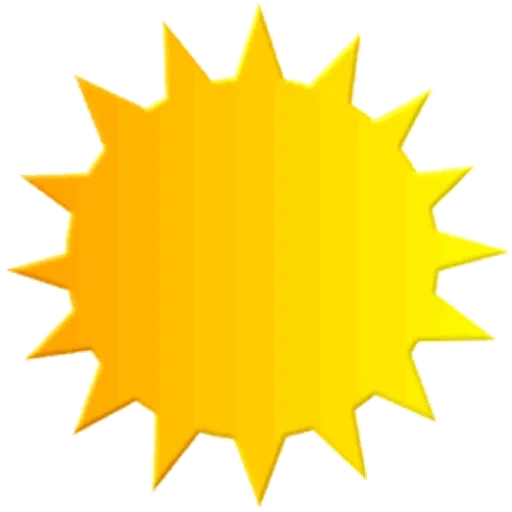 sonnenfernsehen, die ikone der sonne, gelbe sonne, der gelbe sonnenkreis, der gelbe stern ist multi poinziert