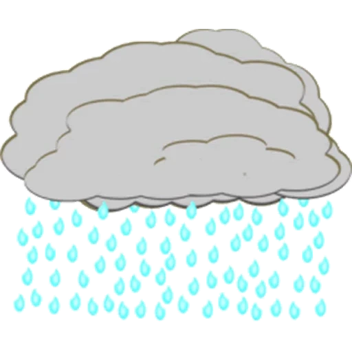 foto, a nuvem é chuva, clipart de chuva, precipitação, tempestade de chuva sem um desenho de fundo