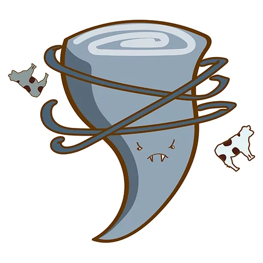 kaffee, art des wetters, das tornado-logo