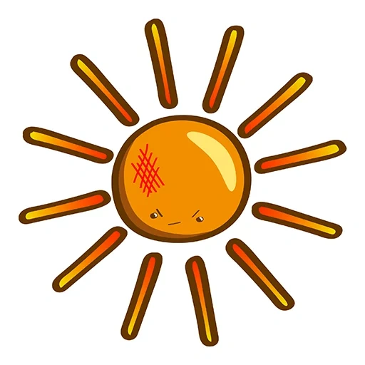 sol, clima, emblema do sol, ícone do sol