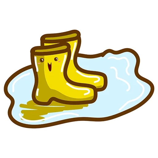 climate, pinch boots, boot puddle, drawing puddle boots, children with rain boots pattern
