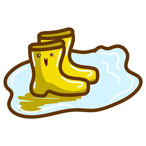 climat, bottes clipart, bottes d'un dessin de flaque, dessiner des bottes d'une flaque d'eau, bottes de caoutchouc motifs enfants