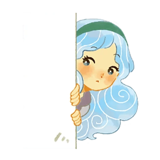 anime, disegni anime, acquario zodiaco, chibi firma zodiac aquarius, sentiti calmo e felice per i bambini arcobaleno